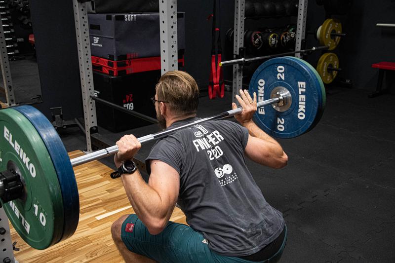Przysiady ze sztangą