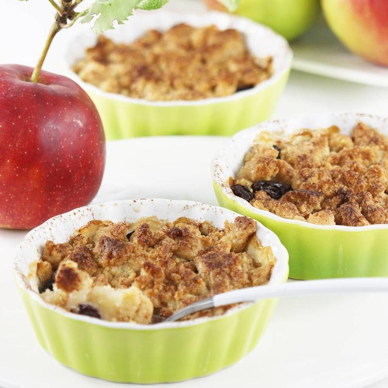 Zdrowe desery z jabłkami