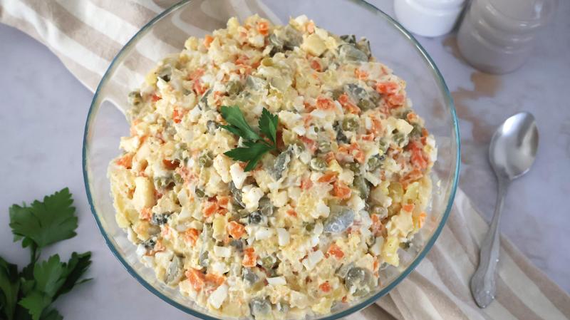 Kaloryczność sałatki jarzynowej